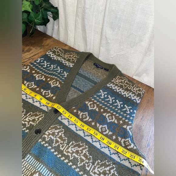 📍 Vintage Grandpa Sweater Vest – Folio Collection – Size L - Picture 4 of 8